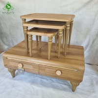 جلو مبلی و عسلی MDF وکیوم مدل لوتوس